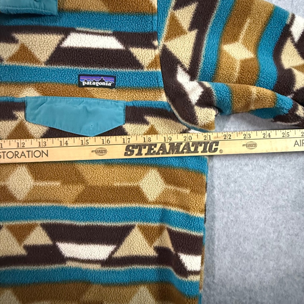 Patagonia Synchilla Snap-T Fleece Pullover Womens Medium Geometric Southwestern - Picture 7 of 8